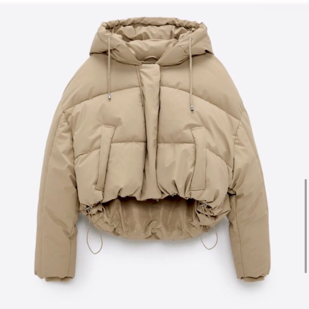 Zara Puffer Jacket XS - oversized fit - can fit xs-m sizes